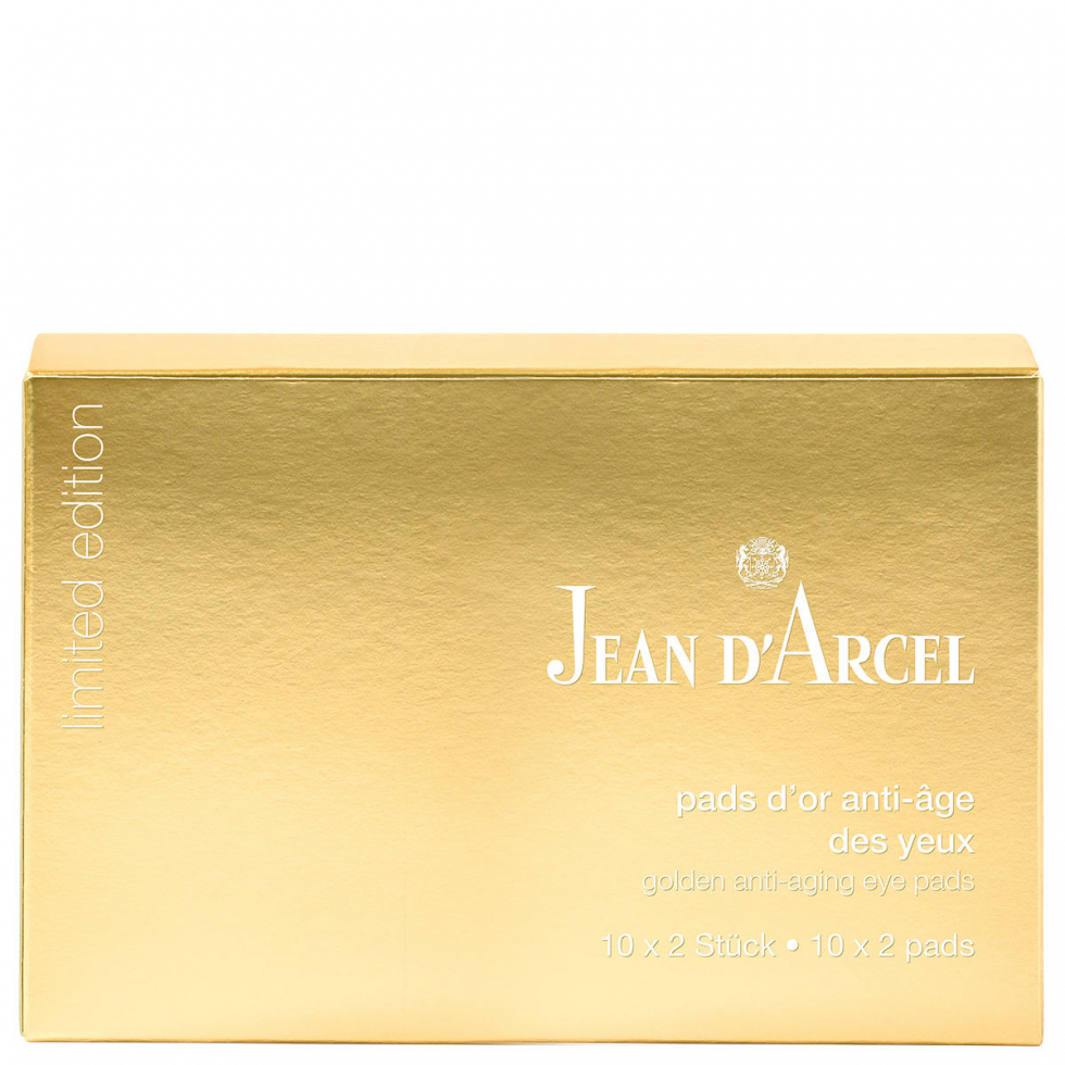 JEAN D´ARCEL prestige vitamin+ Golden Anti-Aging Eye Pads 10 x 2 Pads - 1