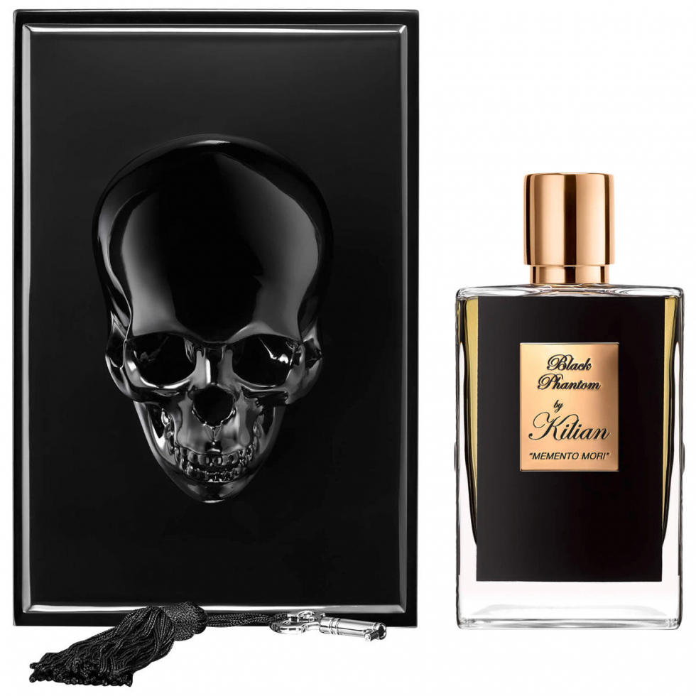 Kilian Paris Black Phantom Memento Mori Eau de Parfum nachfüllbar mit  Clutch