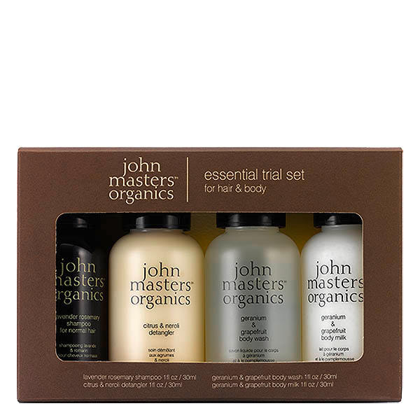 John Masters Organics Essential Trial Set Confezione con 4 x 30 ml - 1