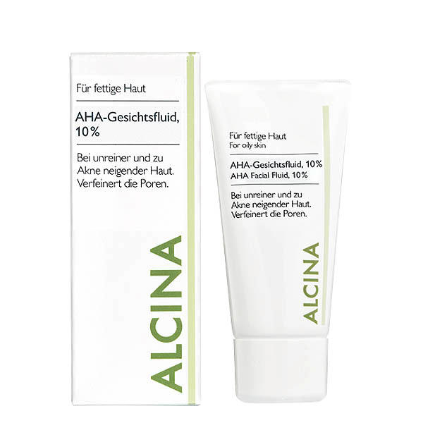 Alcina AHA-Gesichtsfluid 10% 50 ml - 1