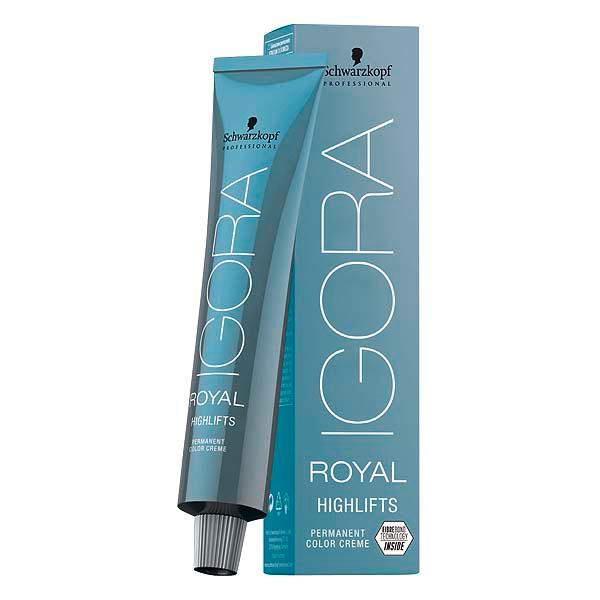 Schwarzkopf Professional IGORA ROYAL HIGHLIFTS Permanent Color Creme 10-1 blond ultra cendré, Tube 60 ml - 1