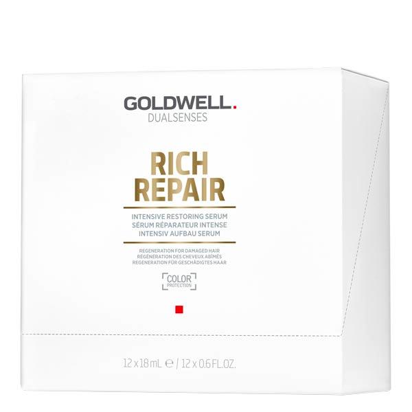 Goldwell Dualsenses Rich Repair Sérum intensif de restauration Paquet de 12 x 18 ml - 1
