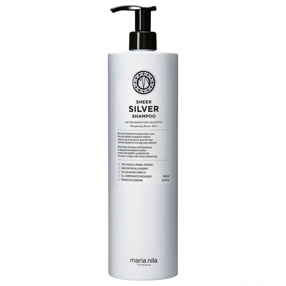 Maria Nila Sheer Silver Shampoo 1 Liter - 1