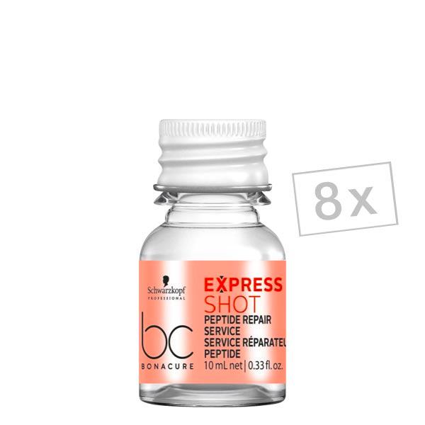 Schwarzkopf Professional BONACURE Peptide Repair Rescue Express Shot Emballage de 8 x 10 ml - 1