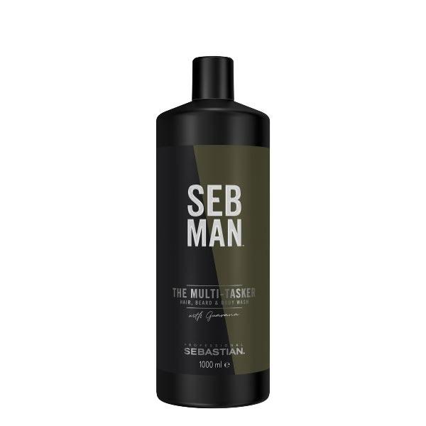 Sebastian SEB MAN The Multitasker Hair, Beard & Body Wash 1 Liter - 1
