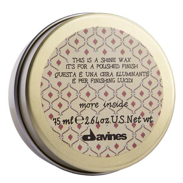 Davines More Inside Shine Wax leichter Haltmittlerer Halt 75 ml - 1