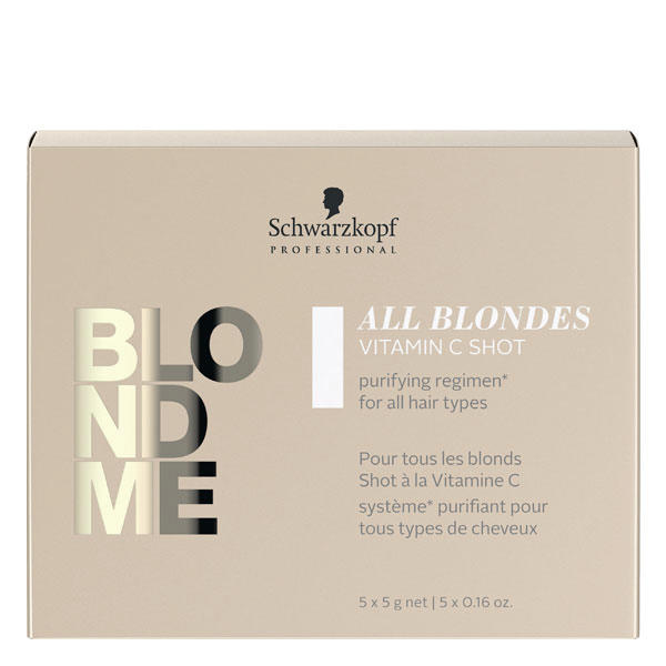 Schwarzkopf Professional BlondMe Blonde Detox Vitamin C Shots 5 x 5 g - 1