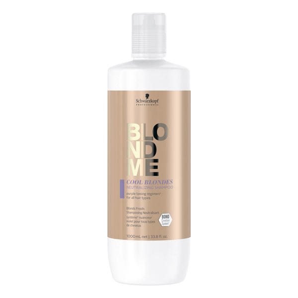 Schwarzkopf Professional BlondMe Cool Blondes Neutralizing Shampoo 1 litre - 1