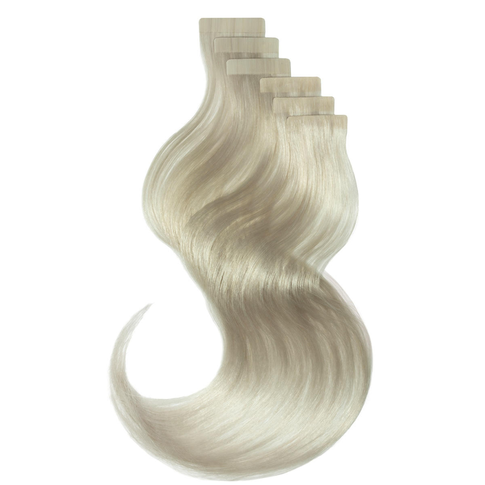 Balmain Tape Extensions – 20 Stück, 55 Cm, Very Light Gold Blonde, Aus 100% Echthaar