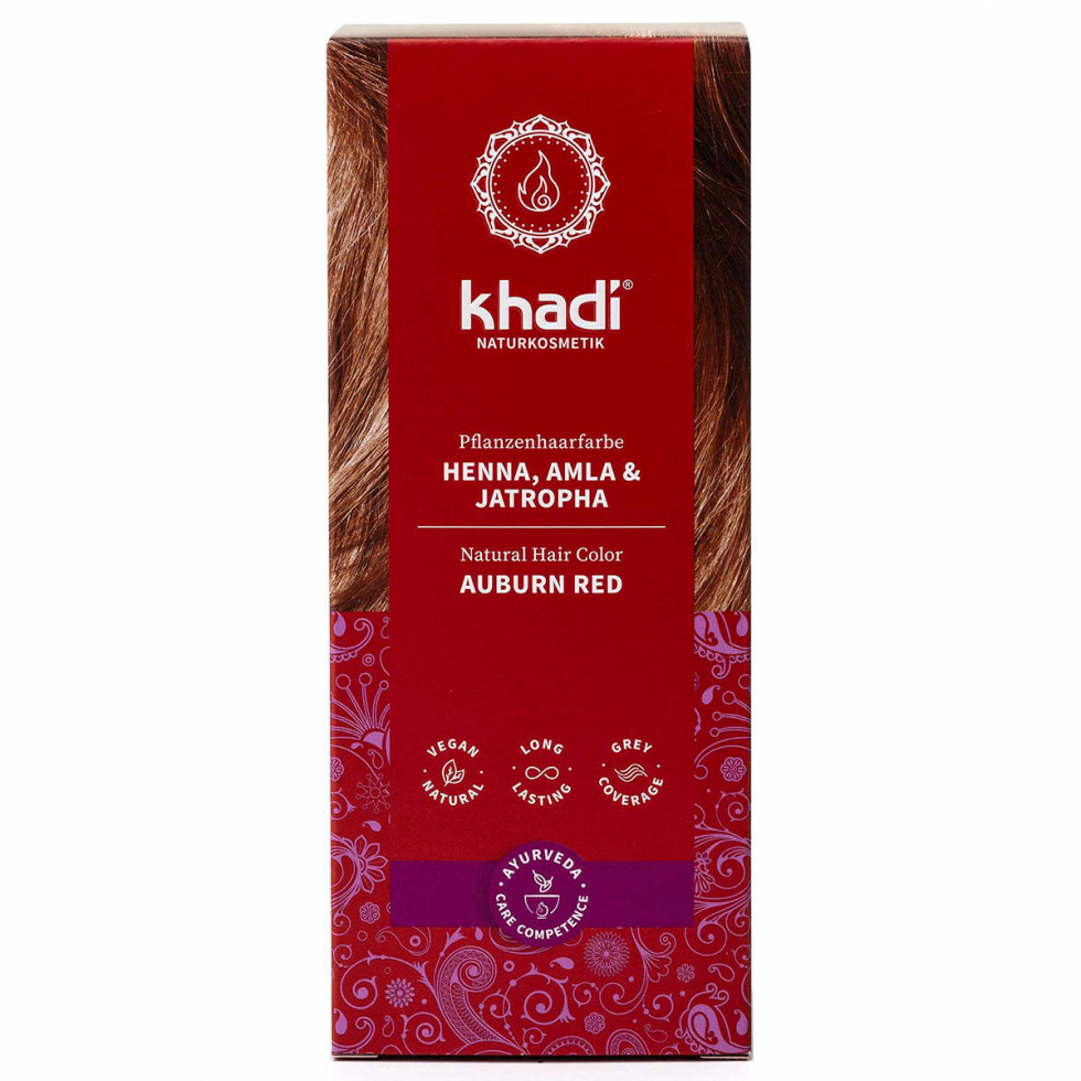 khadi Couleur de cheveux à base de plantes Amla & Jatropha 100 g - 1