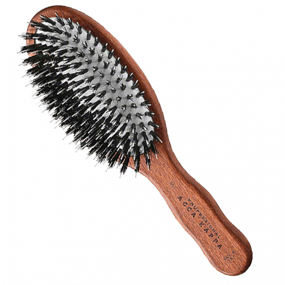 Acca Kappa Mogano Kotibè Brosse à cheveux avec poils de sanglier dunkelbraun - 1