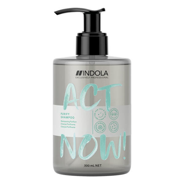 Indola ACT Now! Zuiveren Shampoo 300 ml - 1