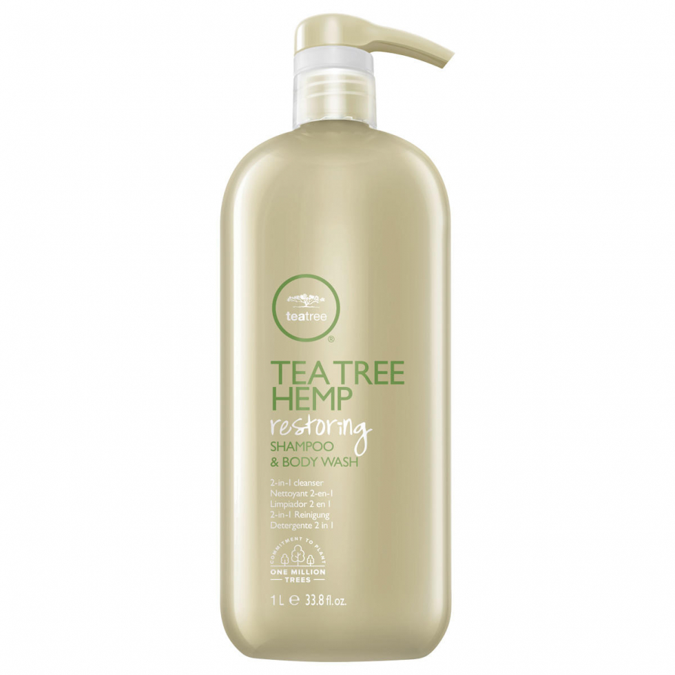 Paul Mitchell Tea Tree Hemp Restoring Shampoo & Body Wash 1 Liter - 1