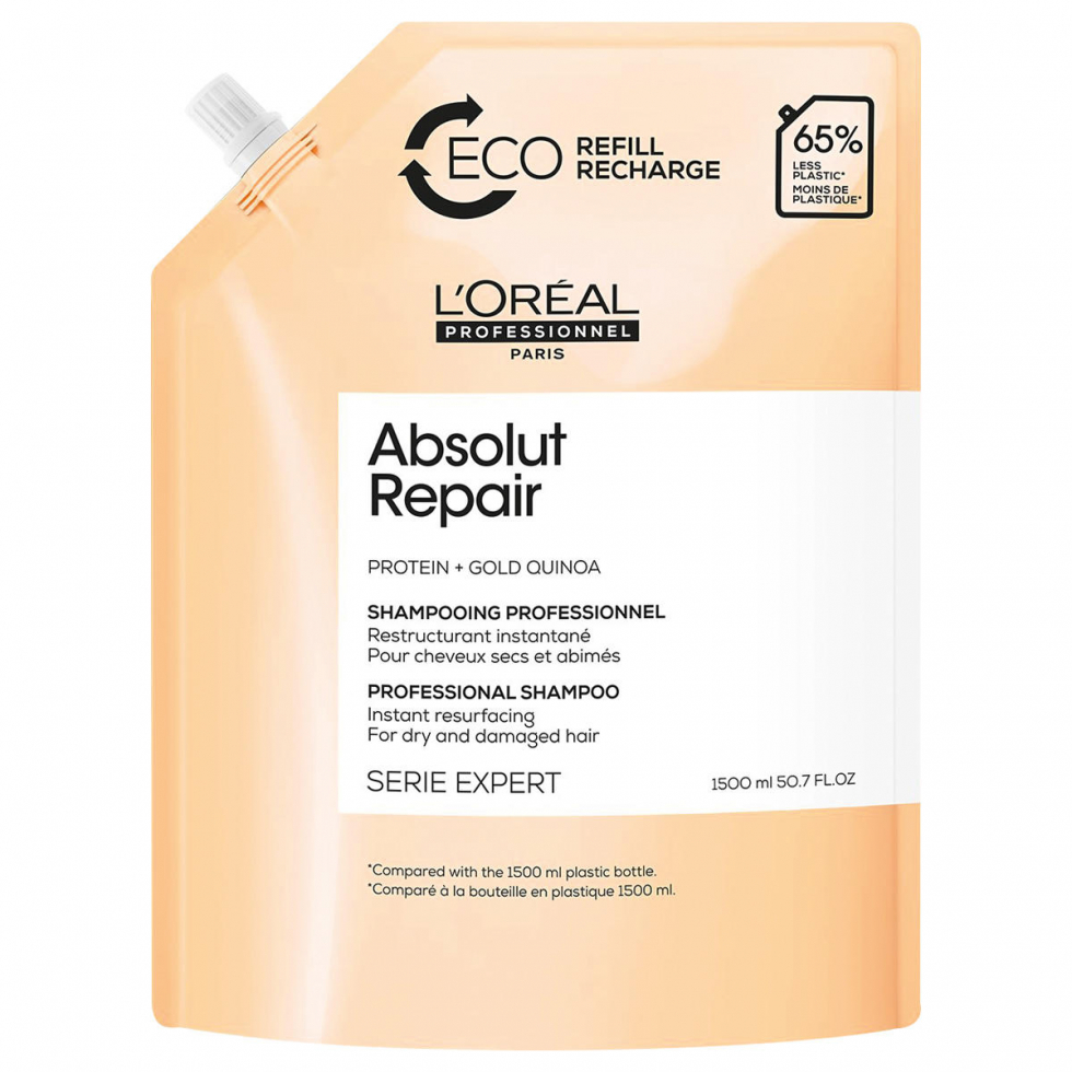 L'Oréal Professionnel Paris Serie Expert Absolut Repair Professional Shampoo Refill 1,5 litros - 1