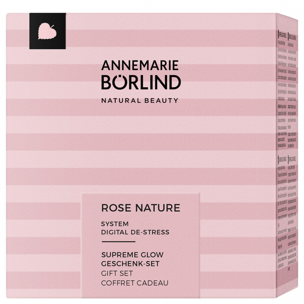 ANNEMARIE BÖRLIND ROSE NATURE SUPREME GLOW COFFRET CADEAU Limited Edition  - 1
