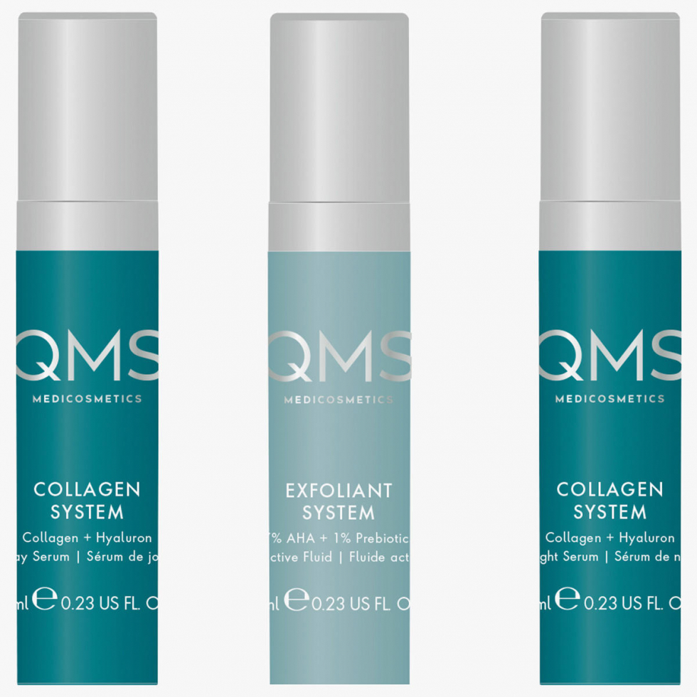 QMS Collagen + Exfoliant Set Medium 3 x 7 ml  - 1