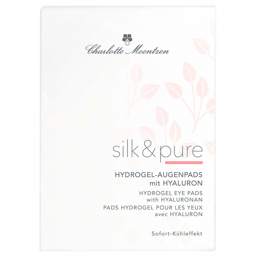 Charlotte Meentzen Silk & Pure Pads hydrogel pour les yeux avec hyaluron 5 x 2 Stück - 1