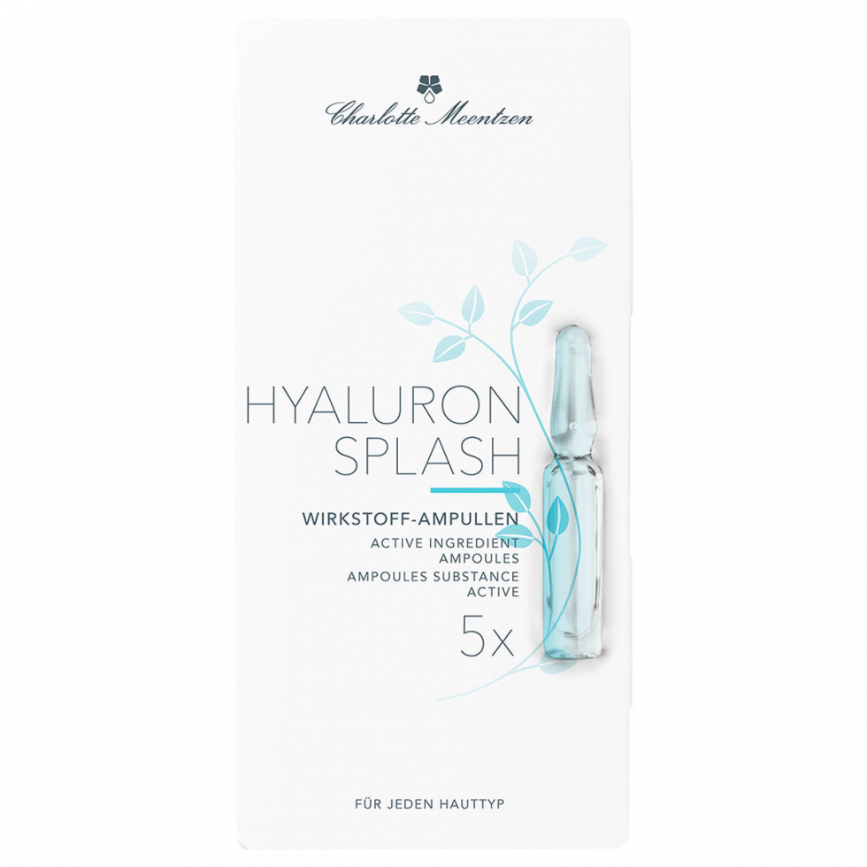 Charlotte Meentzen Hyaluron Splash active ingredient ampoules 5 x 2 ml - 1