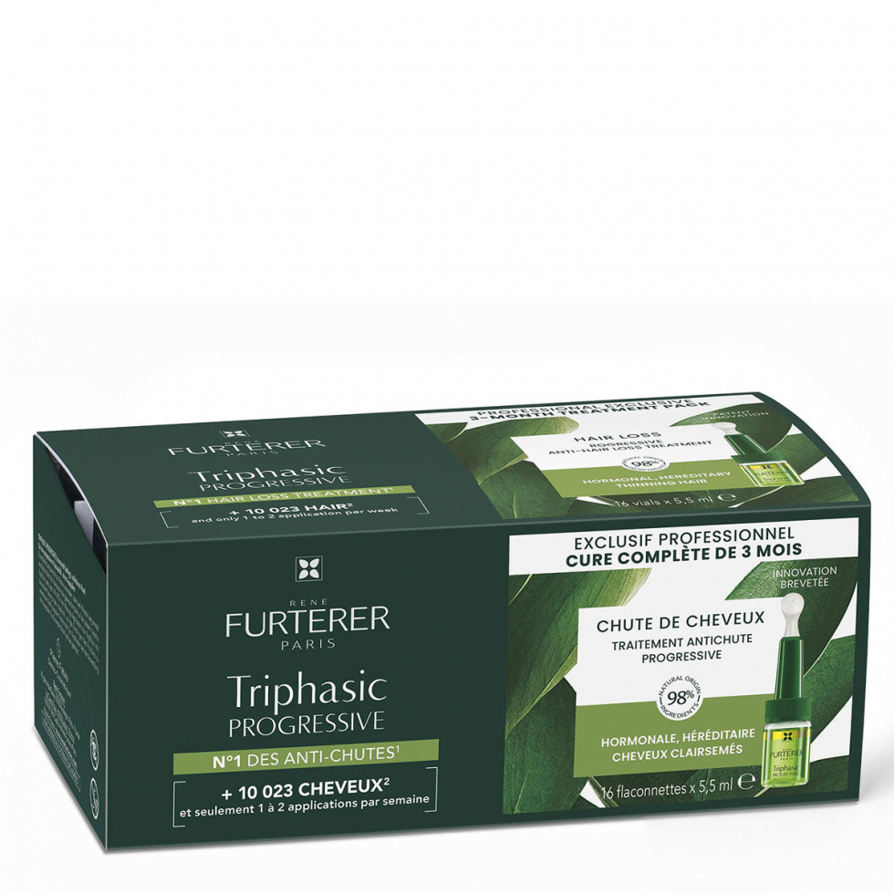 René Furterer Triphasic Shampoo stimolante Professionnel 5,5 ml Packung mit 16 x - 1