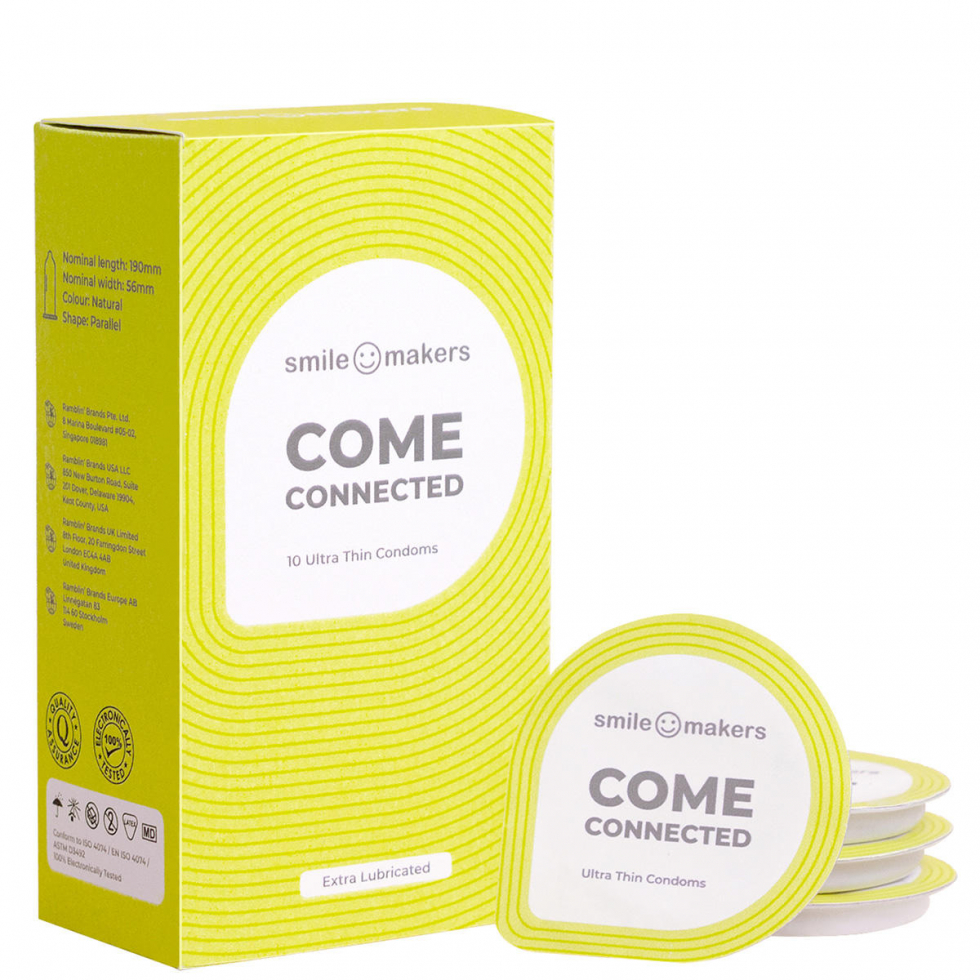 smile makers Come Connected Condoms Pro Packung 10 Stück - 1