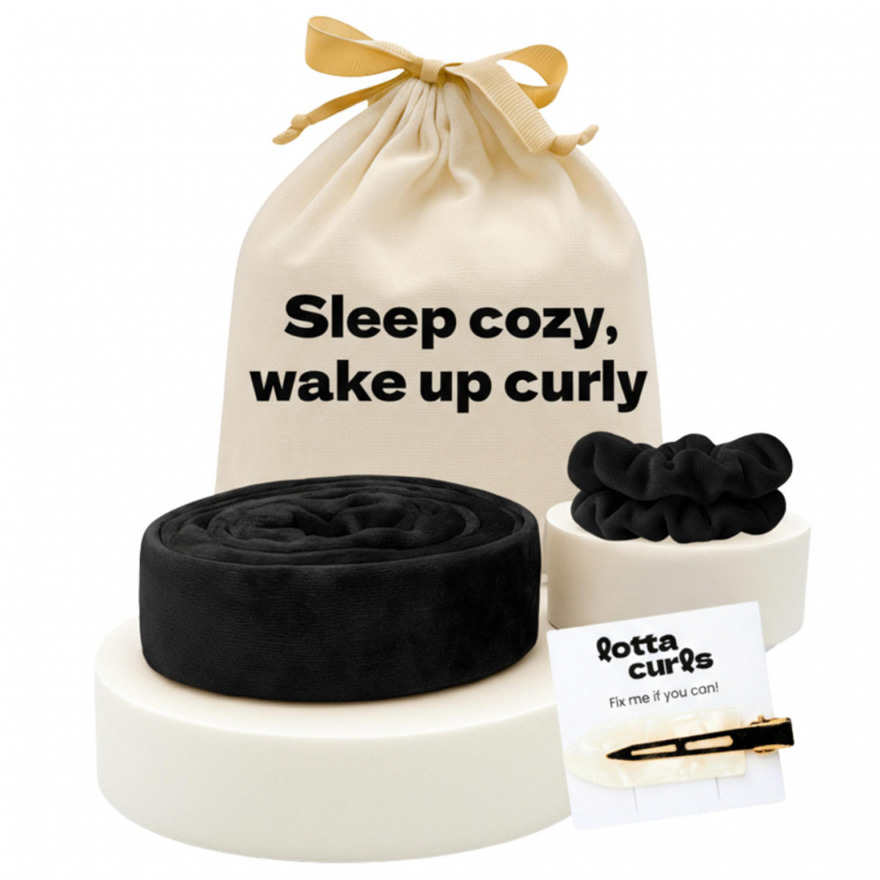 lotta curls Lockenband Set Royal Black 1 Stück - 1