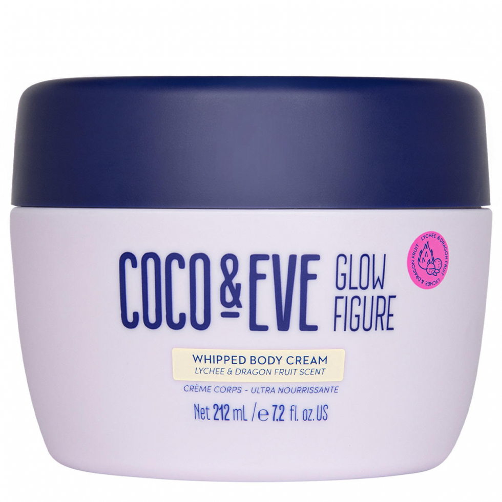 COCO & EVE Glow Figure Whipped Body Cream (Dragonfruit & Lychee Scent) 212 ml - 1