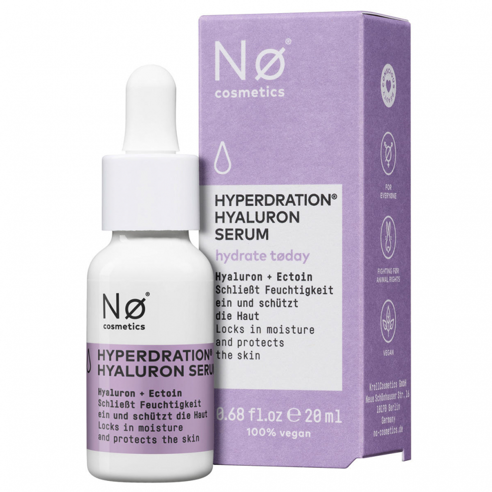 Nø Cosmetics hydrate tøday Hyperdration Hyaluron Serum 20 ml - 1
