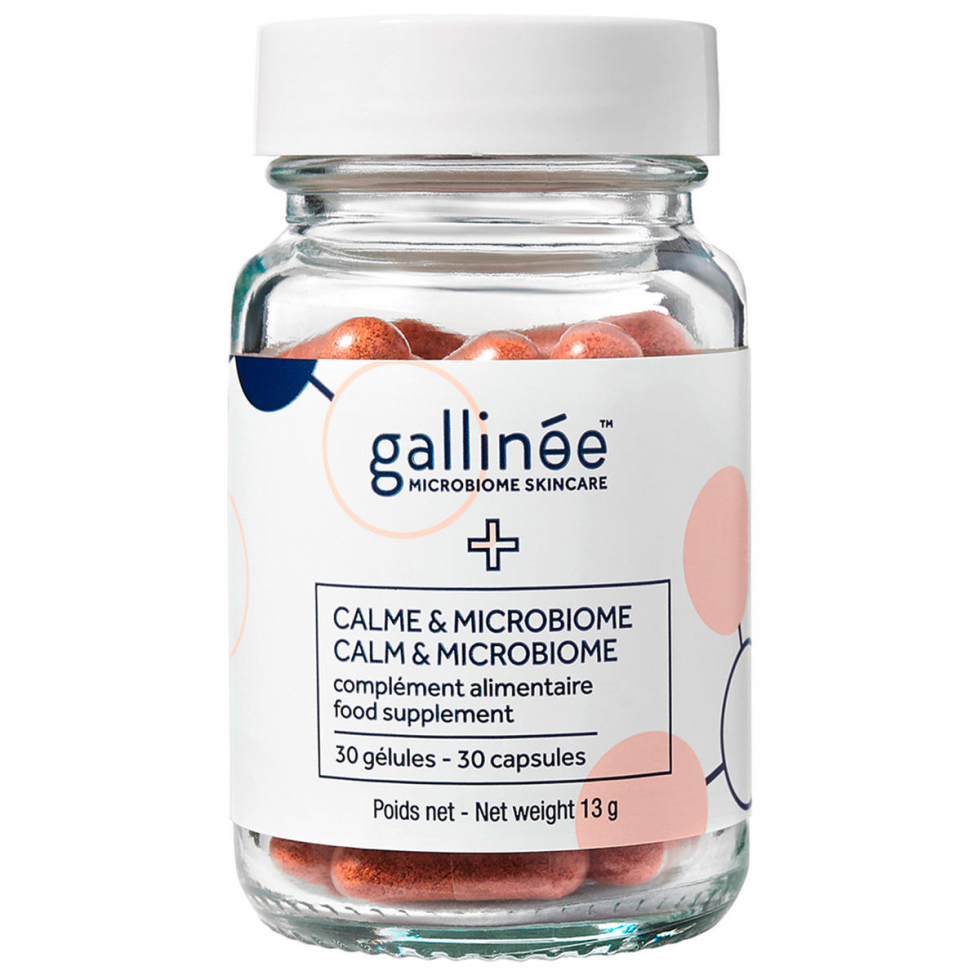 Gallinée calme & microbiome complément alimentaire Dose 30 Kapseln - 1