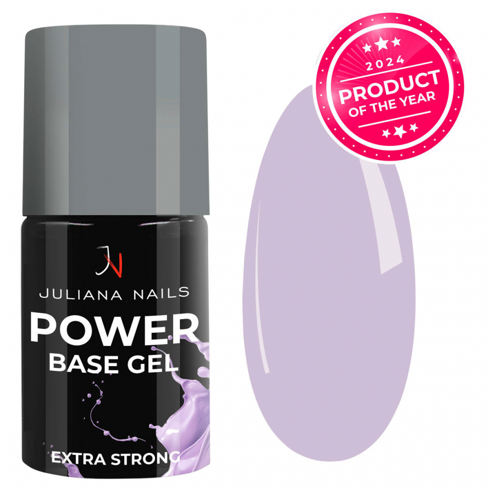 Juliana Nails Power Base Gel Pastel Lavender 6 ml - 1