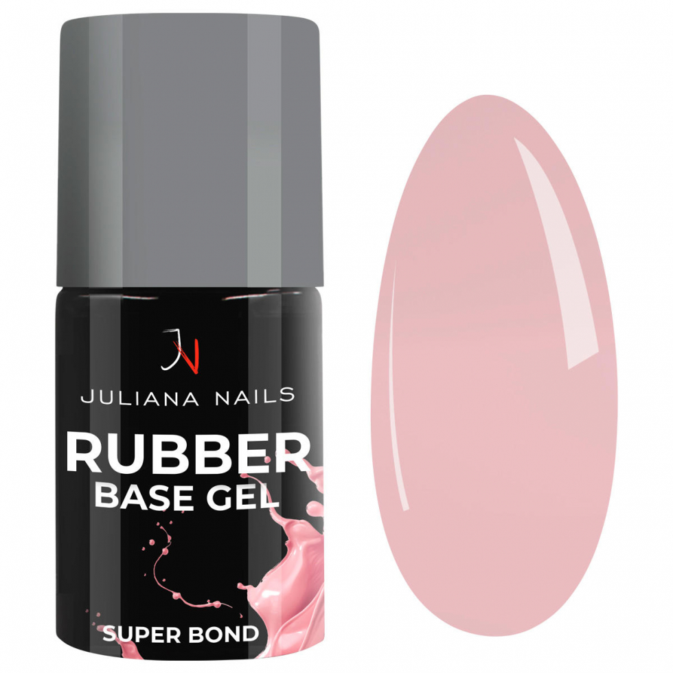 Juliana Nails Gel Lacquer - Gel base gomma - Rosa 6 ml - 1