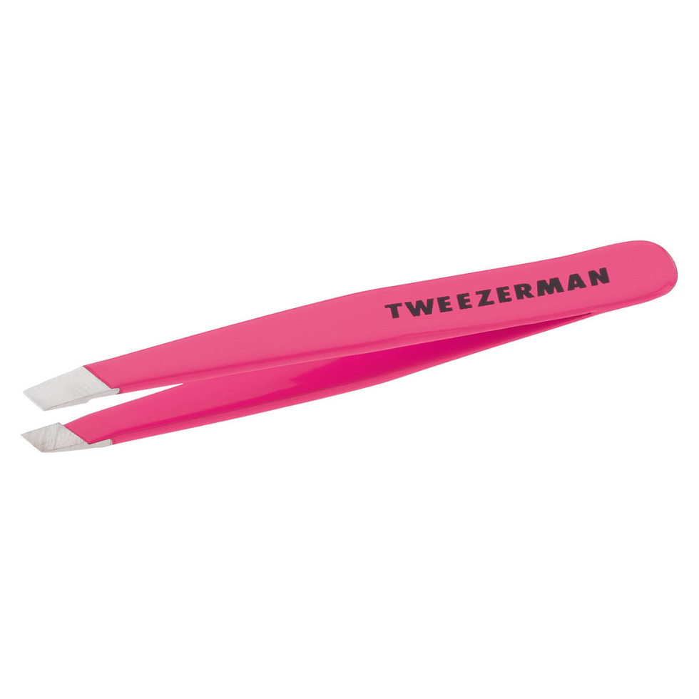 TWEEZERMAN Mini Slant Tweezer Neon Pink  - 1