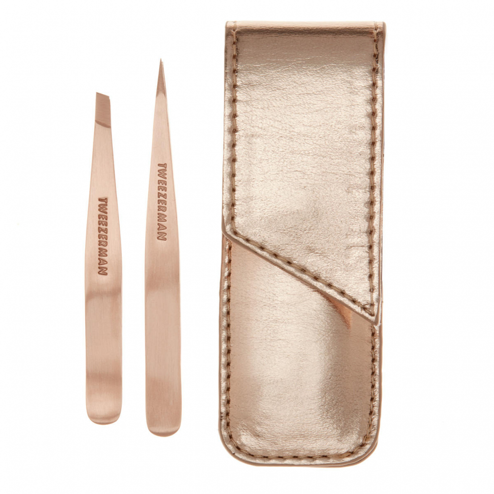 TWEEZERMAN Petite Tweez Set Rose Gold  - 1