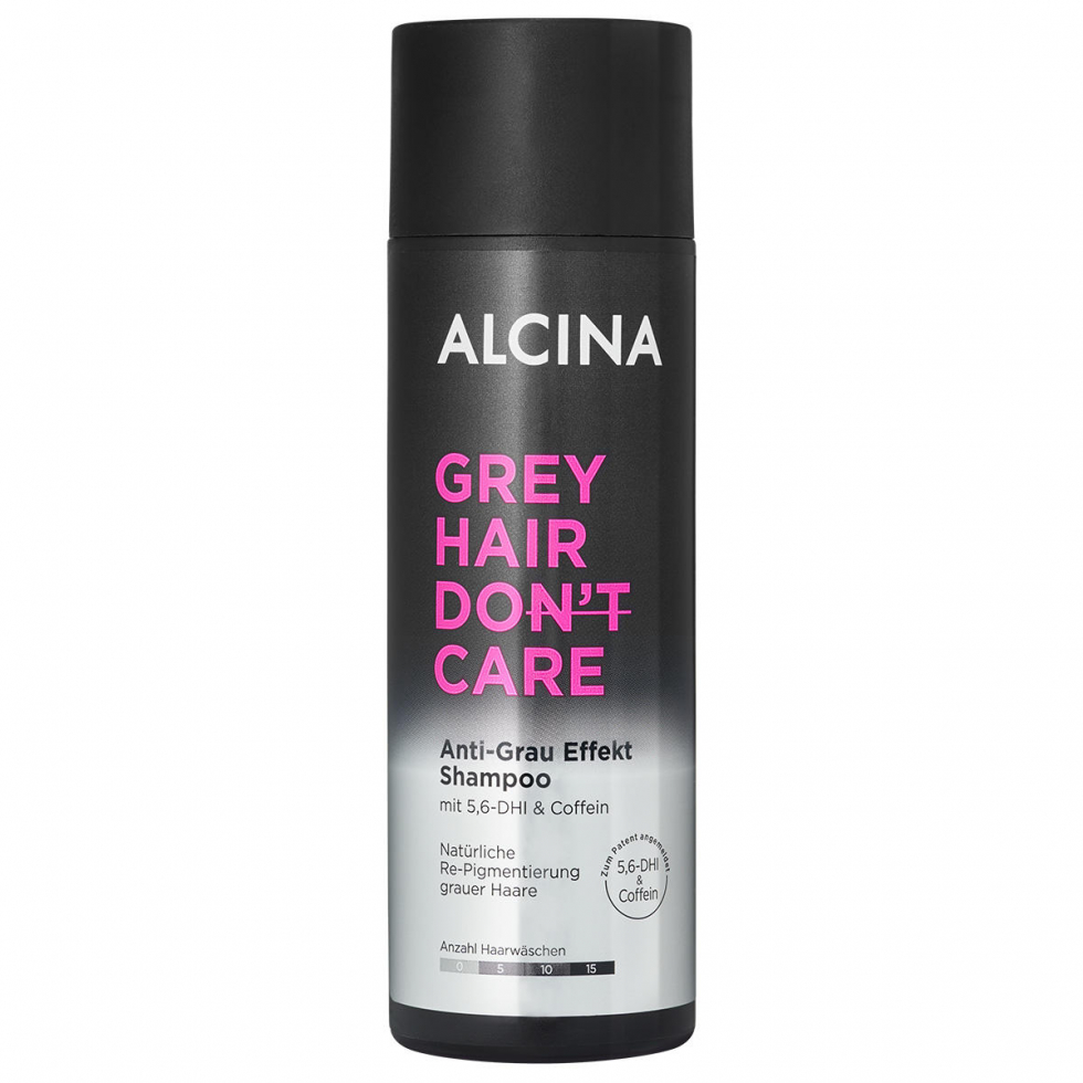 Alcina GREY HAIR DON’T CARE Shampooing à effet anti-grisaille 200 ml - 1