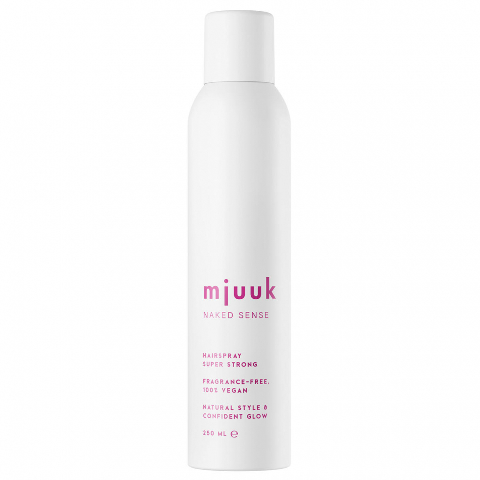 Mjuuk Naked Sense Hairspray super strong 250 ml - 1