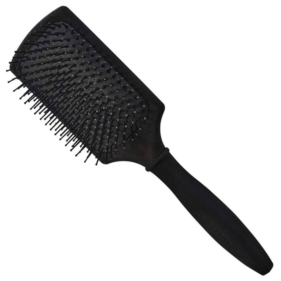 T4B LUSSONI Simple Care Paddle Haarbürste – Mit Abnehmbarer Abteilspitze & Nylonborsten Für Alle Haartypen