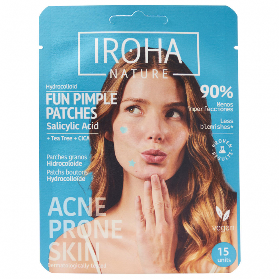 IROHA nature Fun Pimple Patches 15 Stück - 1