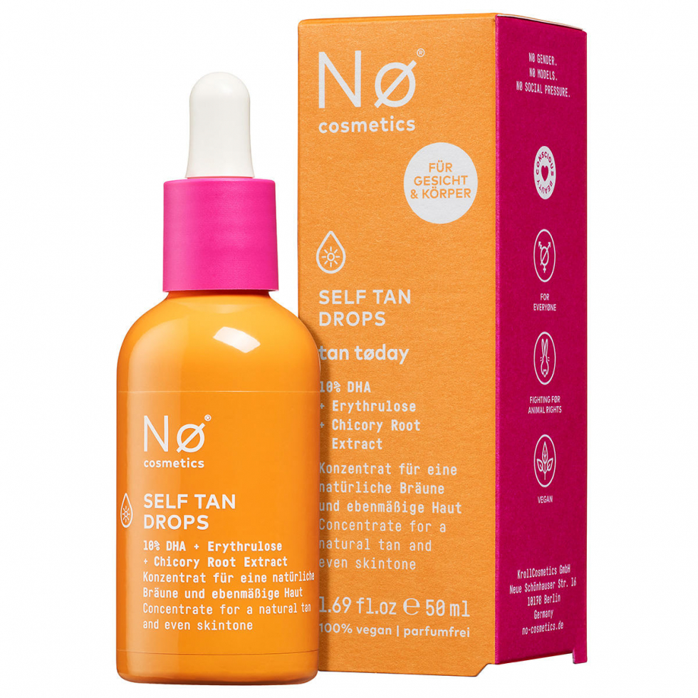 Nø Cosmetics tan tøday Self Tan Drops 50 ml - 1