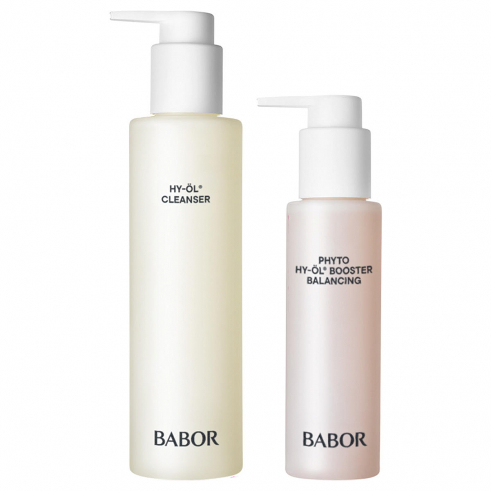 BABOR CLEANSING HY-ÖL Cleanser & Phyto HY-ÖL Booster Balancing Set  - 1