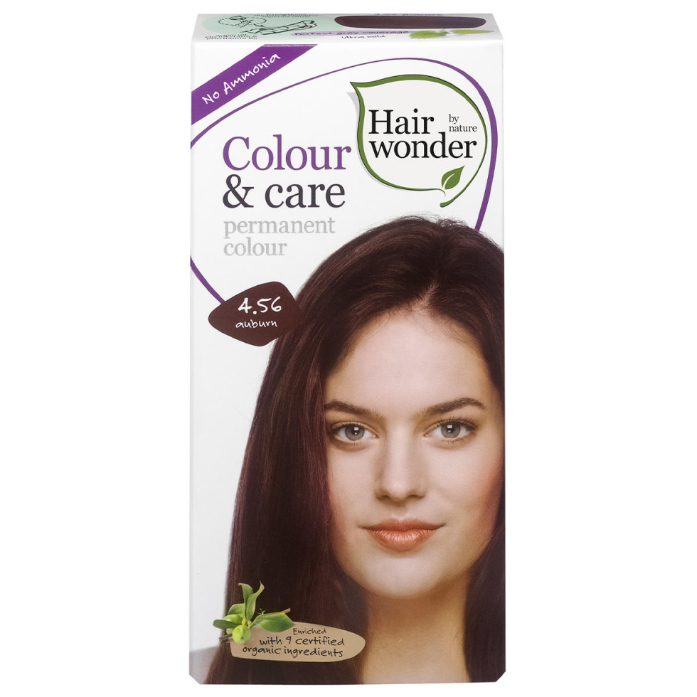 Hairwonder Colour & Care permanent colour 4.56 auburn 100 ml - 1