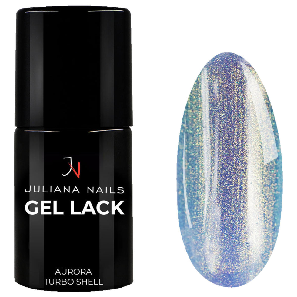 Juliana Nails Gel Lack Aurora Turbo Shell 6 ml - 1