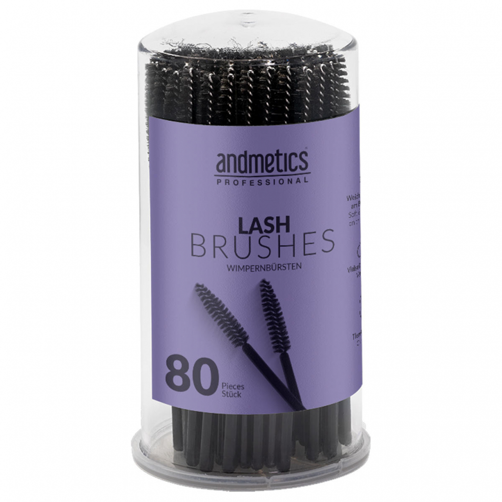 andmetics professional Lash Brushes 80 Stück - 1