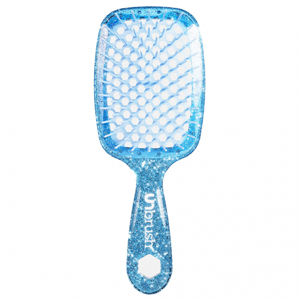 UNbrush Detangling Hair Brush Sapphire - 1