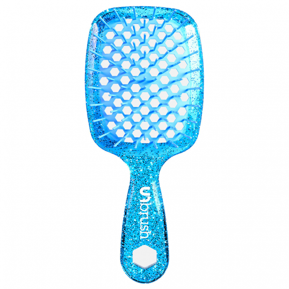 UNbrush Detangling Hair Brush Mini Sapphire - 1