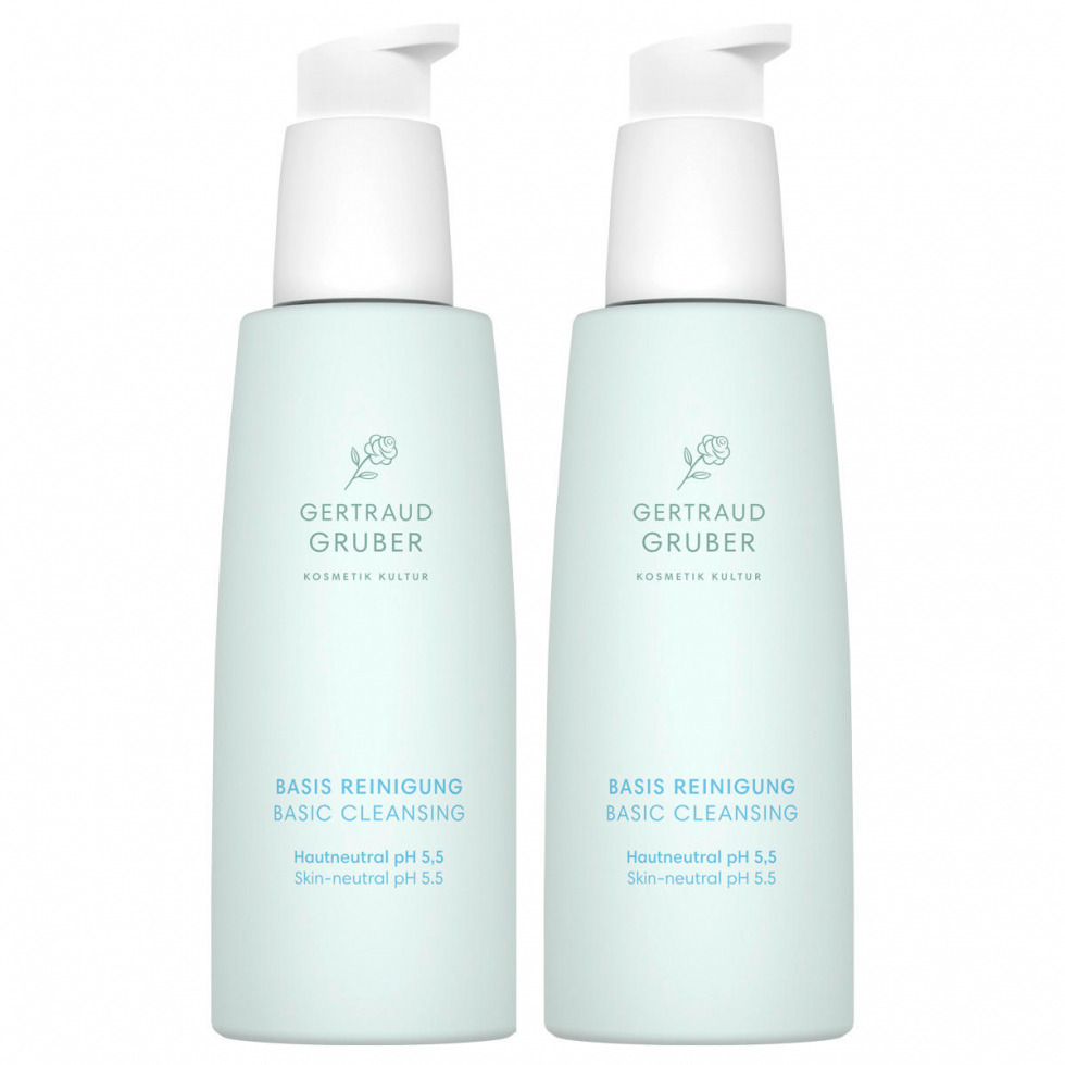GERTRAUD GRUBER Basis Reinigung hautneutral Duo 2 x 200 ml - 1