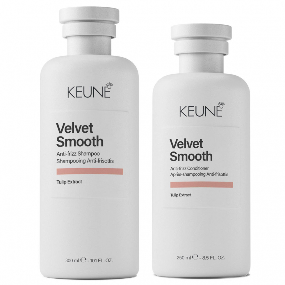 KEUNE Velvet Smooth Anti-Frizz Shampoo & Conditioner Set  - 1