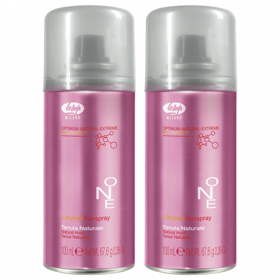Lisap Lisynet Hairspray ONE Natural Duo 2 x 100 ml - 1