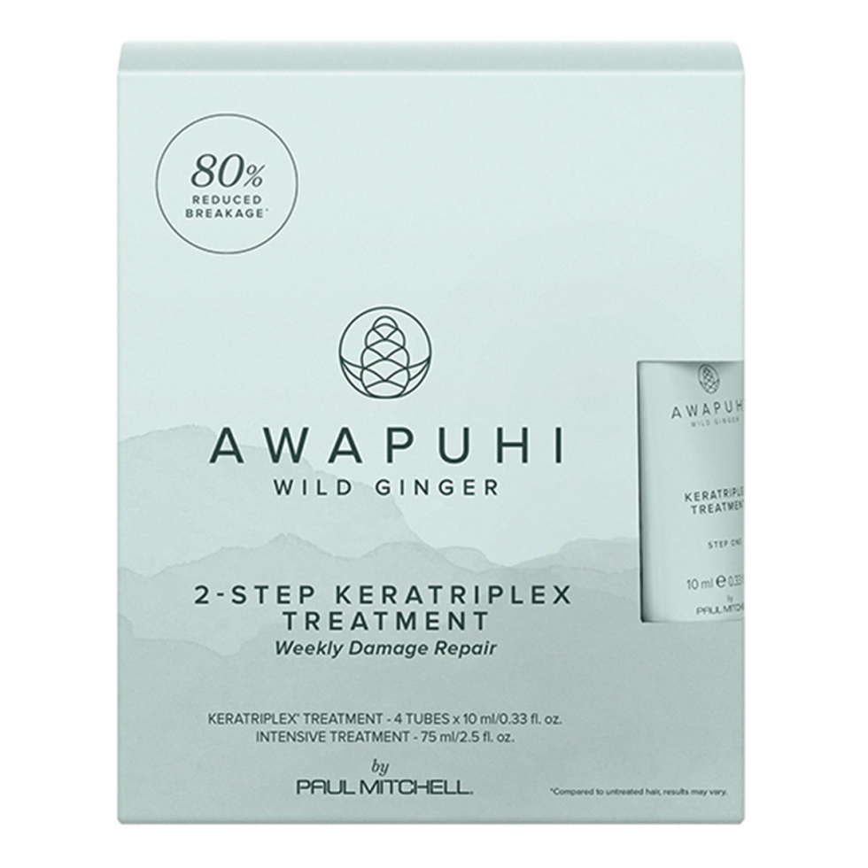 Paul Mitchell Awapuhi Wild Ginger 2-Step Keratriplex Treatment 4 x 10 ml - 1