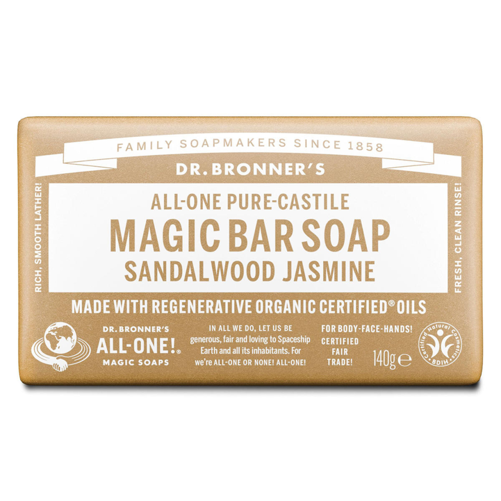 DR. BRONNER'S MAGIC BAR SOAP Sandalwood Jasmine 140 g - 1