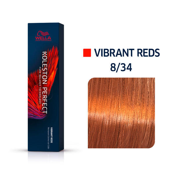 Wella Koleston Perfect Vibrant Reds 8/34 Hellblond Gold Rot, 60 ml - 1