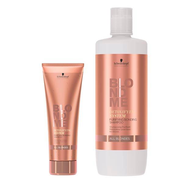 Schwarzkopf Professional BlondMe Detoxifying System Purifying Bonding Shampoo  - 1
